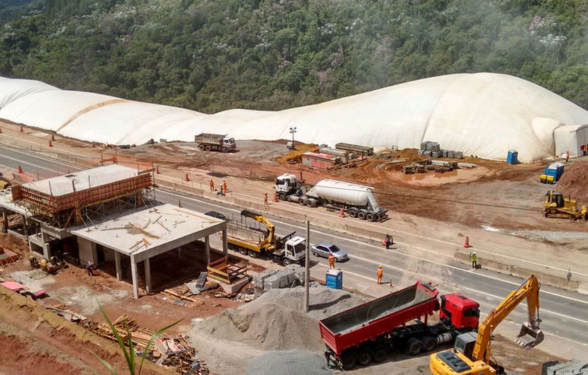 DVF longitudinal em obra de infraestrutura